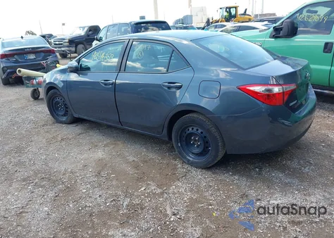 2016 Toyota Corolla Le z USA, uszkodzony, nr VIN 2T1BURHE7GC700647